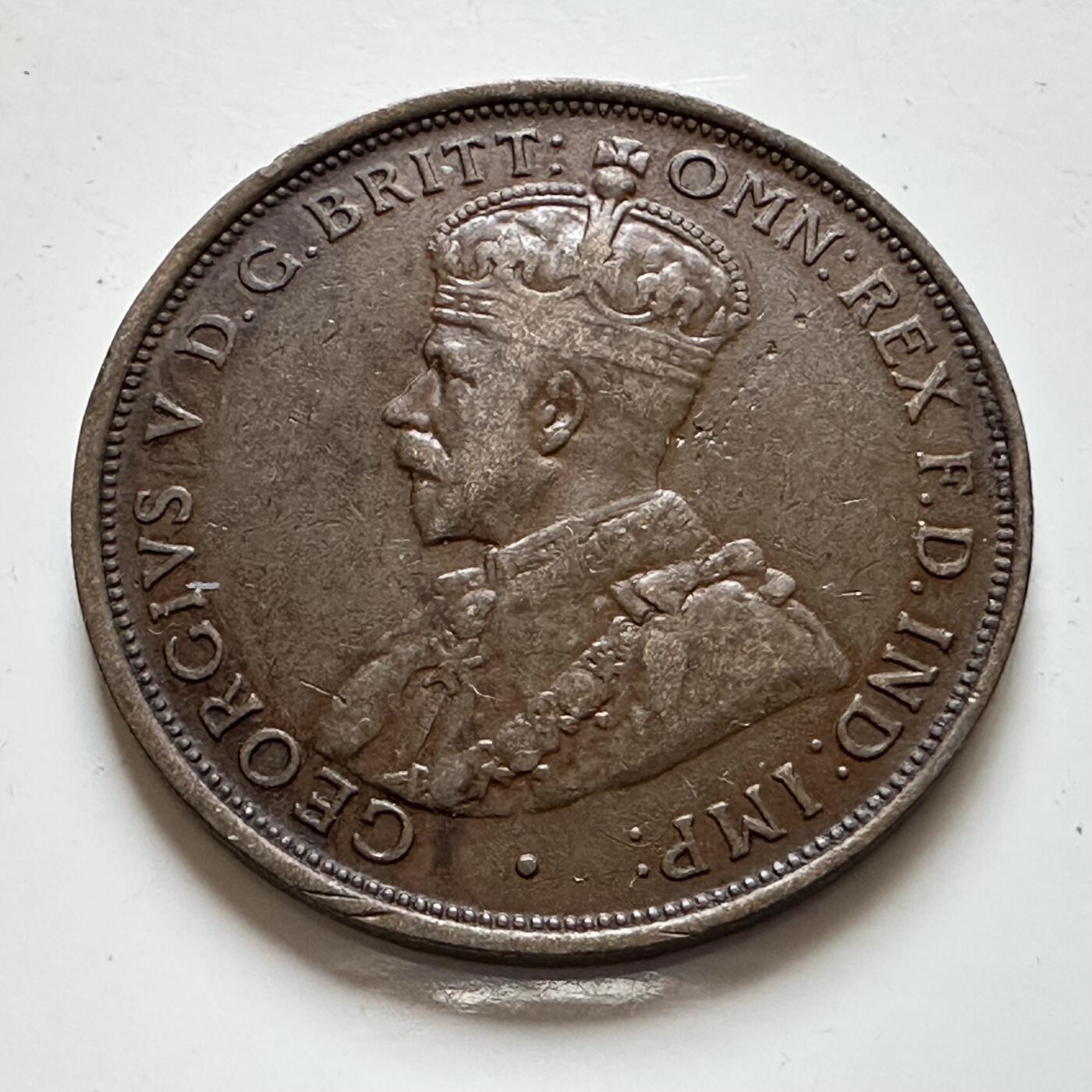 🌹外币初藏🌹🐯2025年第139场  每周二四六晚8️⃣点 接代拍 澳大利亚1913年一便士c