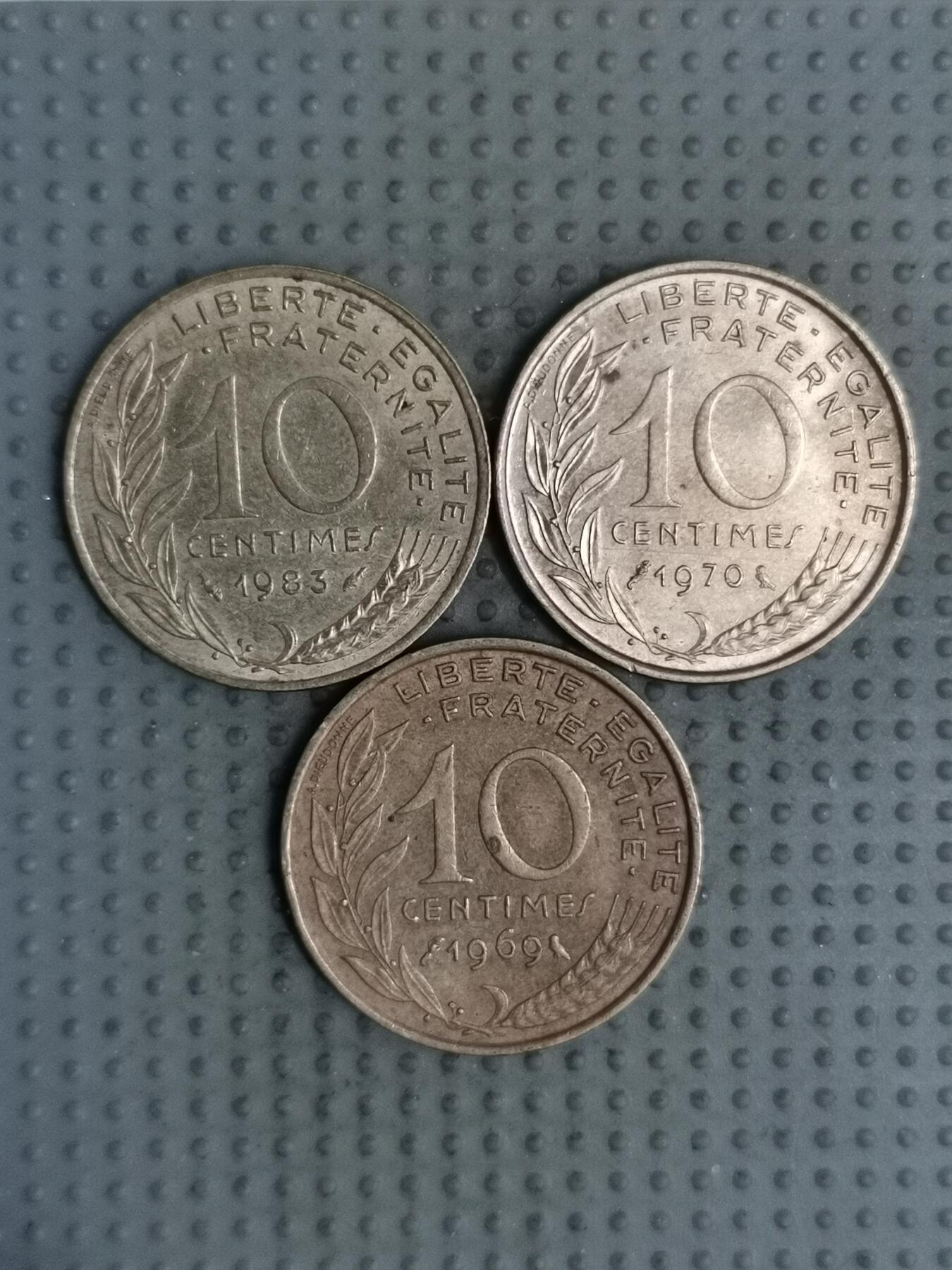 2025年第137场各国散币拍卖（总第137场） 法国10生丁3枚