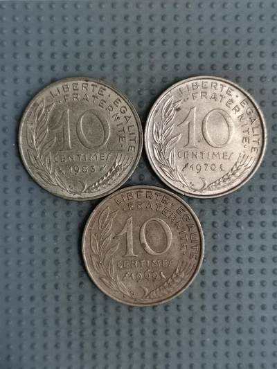 2025年第137场各国散币拍卖（总第137场） - 法国10生丁3枚