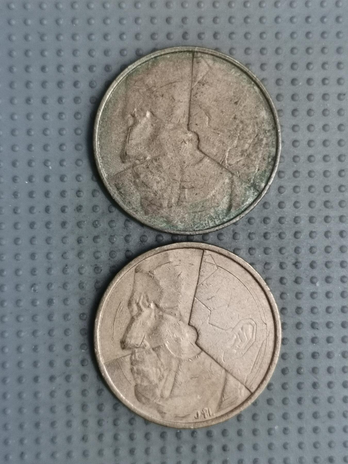 2025年第137场各国散币拍卖（总第137场） 比利时5法郎荷兰语版2枚