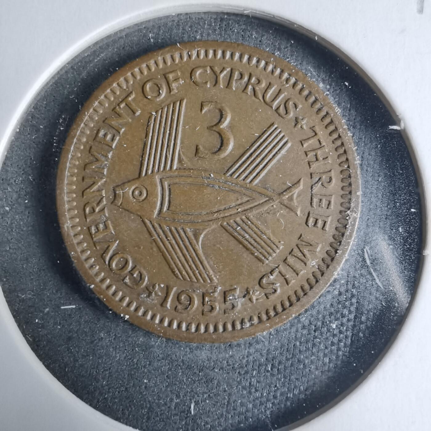 沼泽如烟--第927场 塞浦路斯1955年3米尔