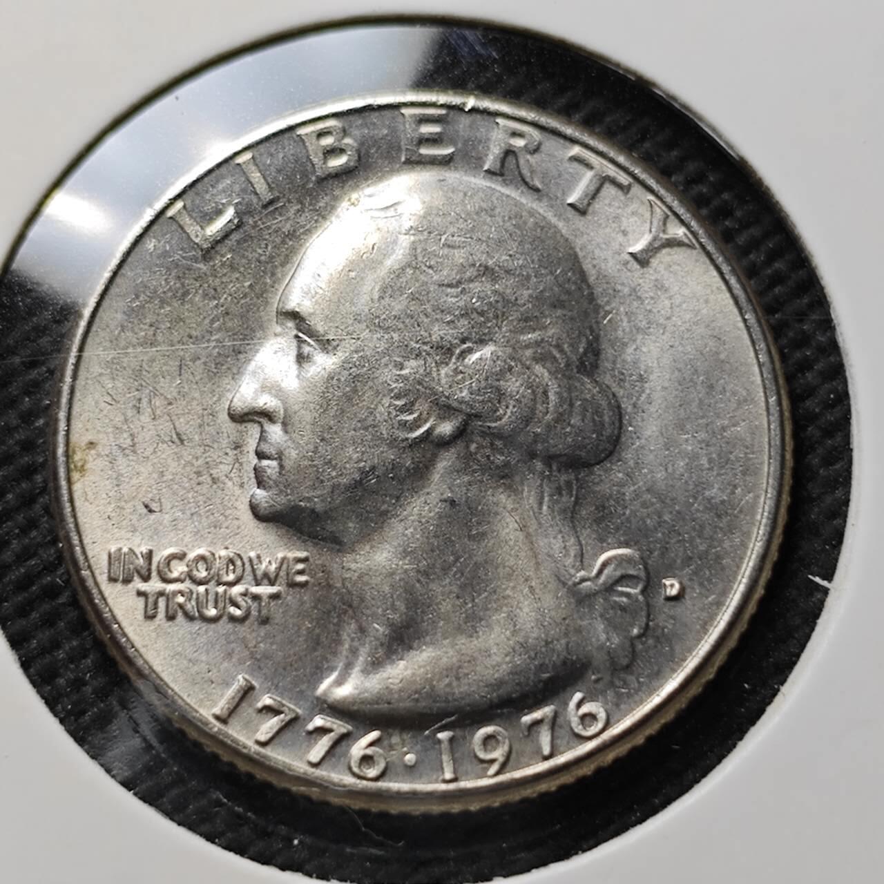 KK钱币收藏小铺 第376期  2月预留时间 周末发货  美国建国200周年纪念币