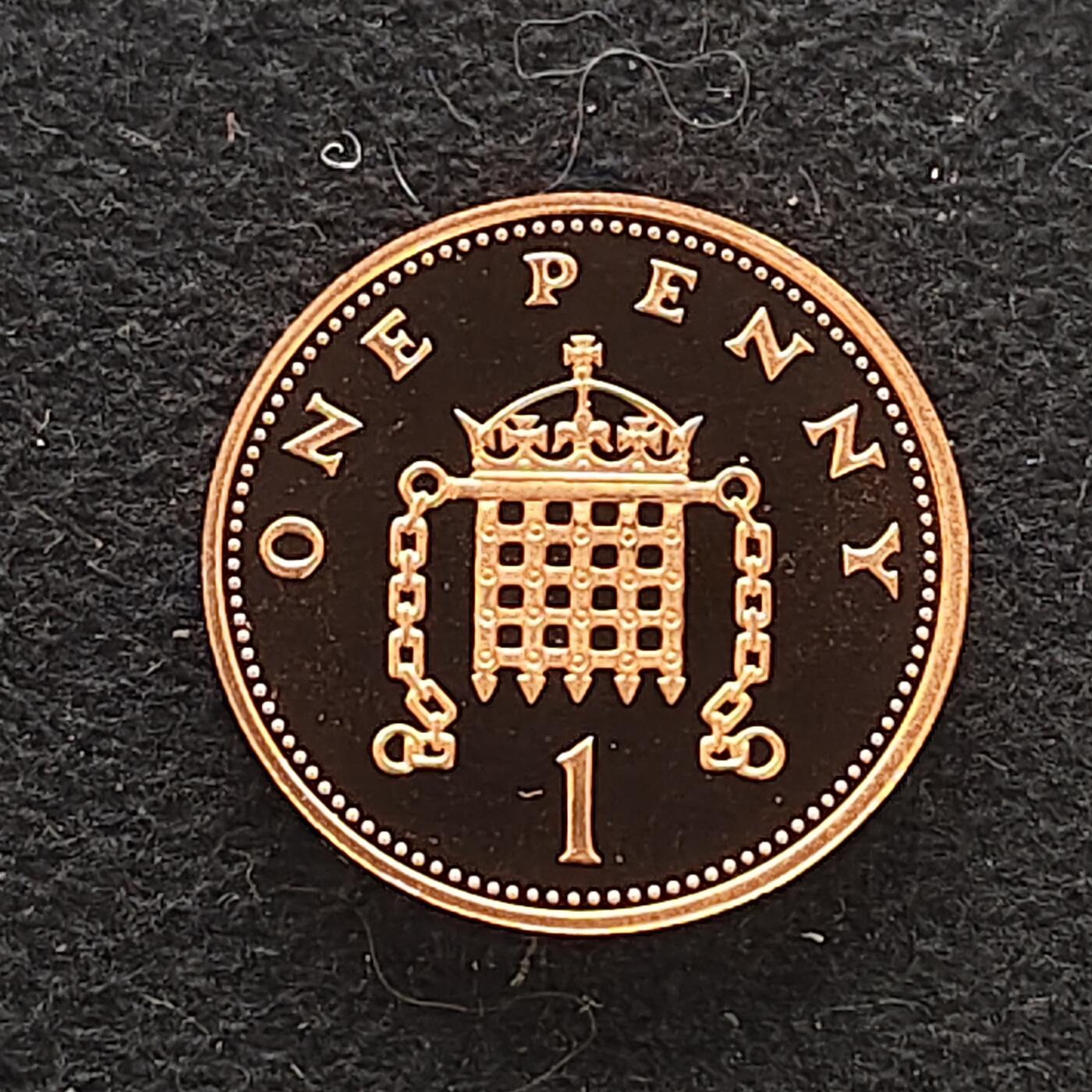 【全场包邮】纯粹捡漏拍484场（免费代拍第21场） 英国1994年1便士精制币