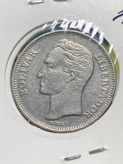 2025年第一百三十五场(总第一百六十一场）外国好品纸夹散币场(免佣金) - 委内瑞拉🇻🇪1967单年份1玻利瓦尔(第五版，I版伦敦造)