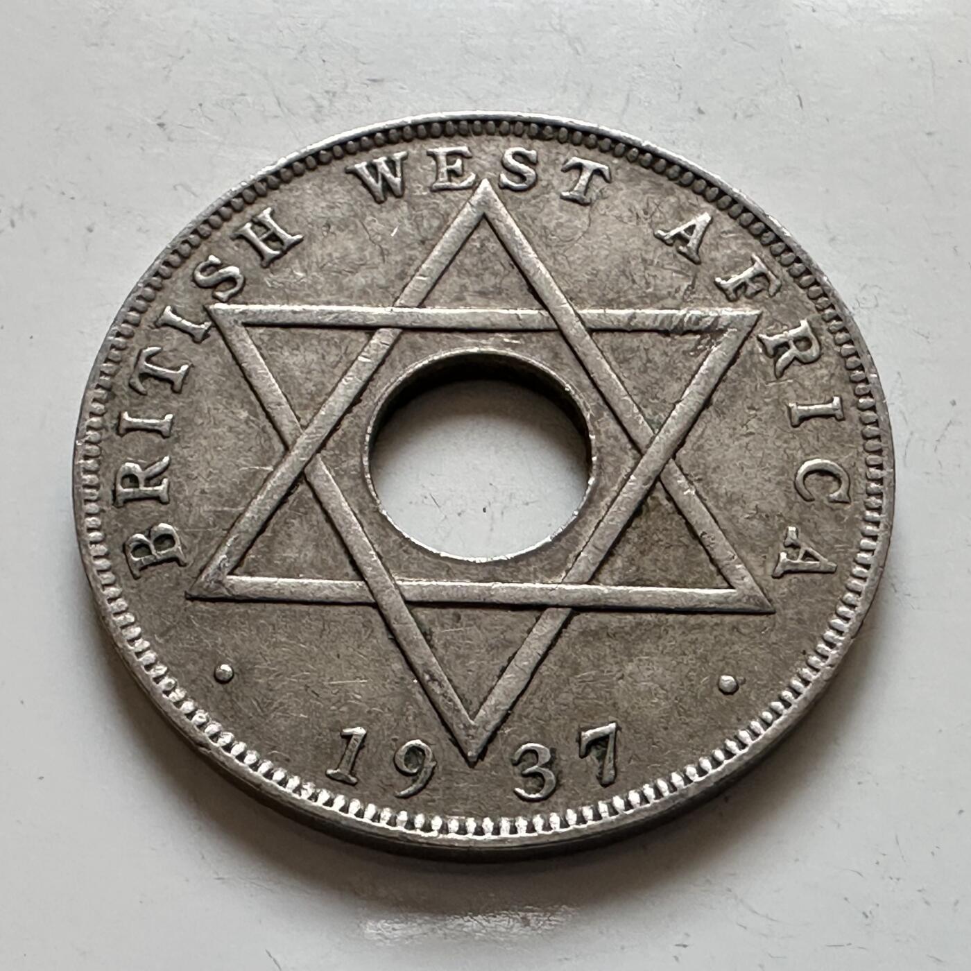 🌹外币初藏🌹🐯2025年第139场  每周二四六晚8️⃣点 接代拍 英属西非1937年半便士