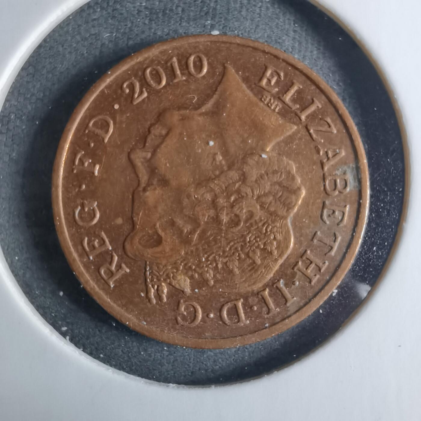 沼泽如烟--第926场 英国2010年1便士