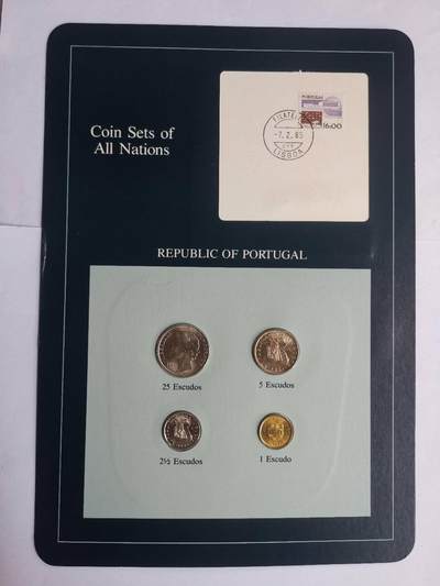 巨藏钱币第七期硬币场12月12号20点开拍 - 葡萄牙富兰克林邮币卡封装套币