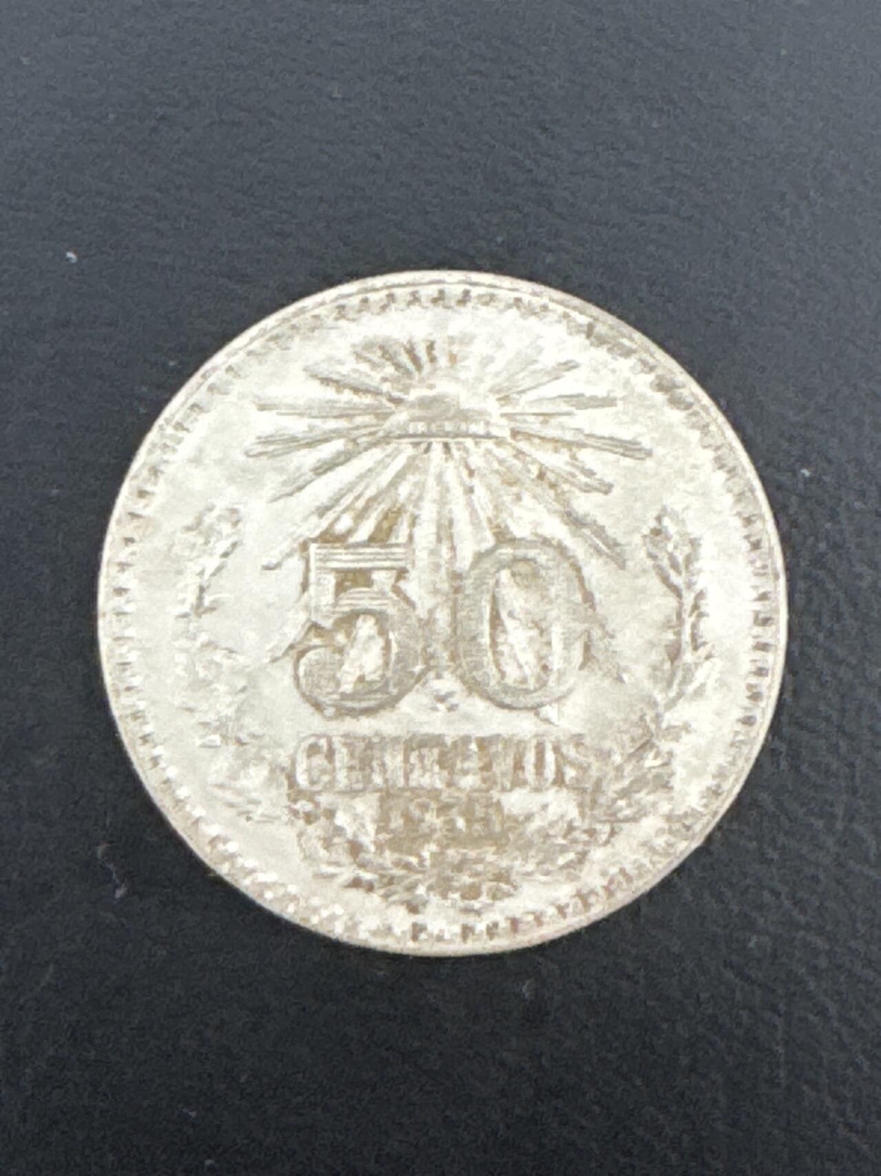 ❤️【币观天下】❤️ 第334期钱币拍卖- 2025.12.12周五晚上6点半场-长期征集拍品 墨西哥银币50分