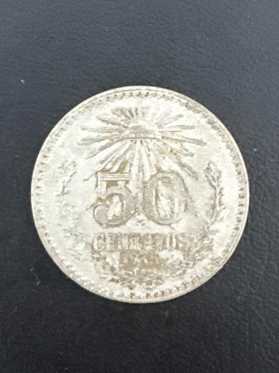 ❤️【币观天下】❤️ 第334期钱币拍卖- 2025.12.12周五晚上6点半场-长期征集拍品 - 墨西哥银币50分