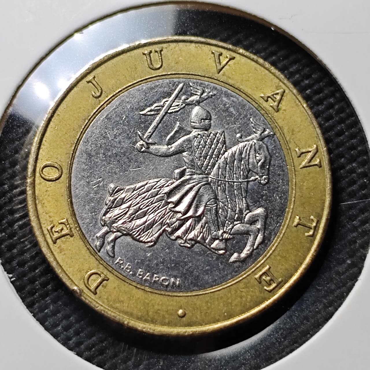 KK钱币收藏小铺 第376期  2月预留时间 周末发货  摩洛哥10法郎双色币