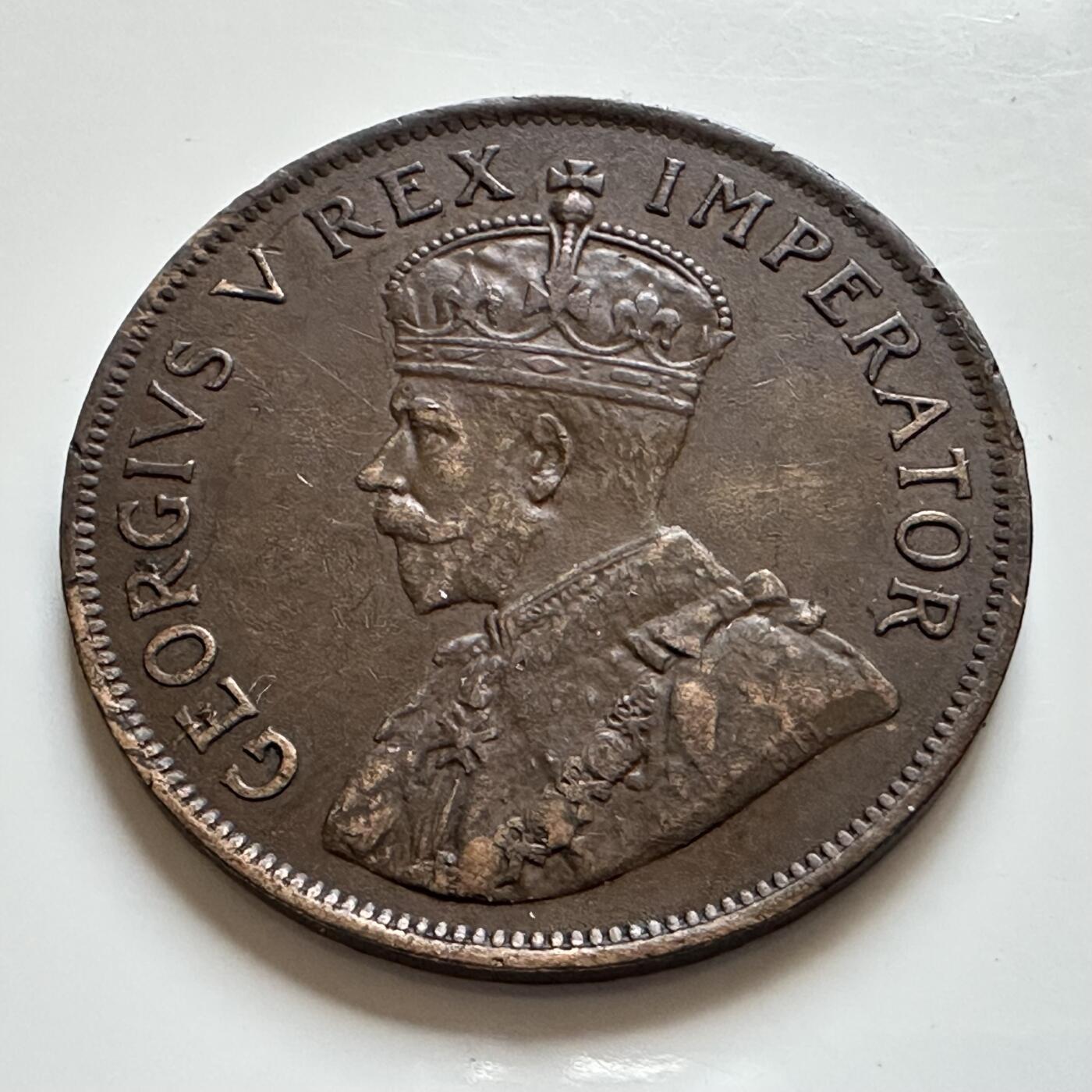 🌹外币初藏🌹🐯2025年第139场  每周二四六晚8️⃣点 接代拍 英属南非1929年一便士