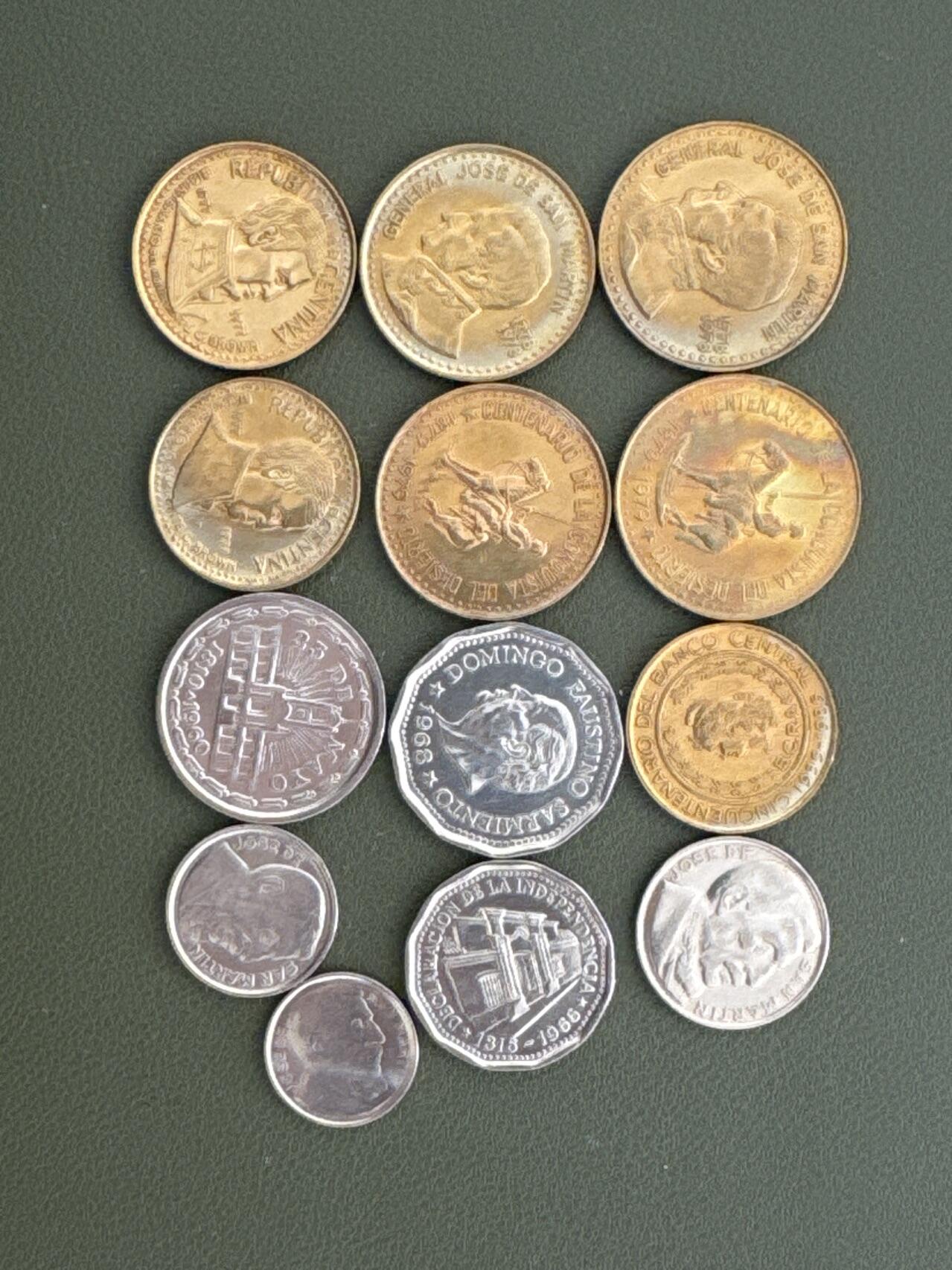 ❤️【币观天下】❤️ 第334期钱币拍卖- 2025.12.12周五晚上6点半场-长期征集拍品 阿根廷比索13枚一组