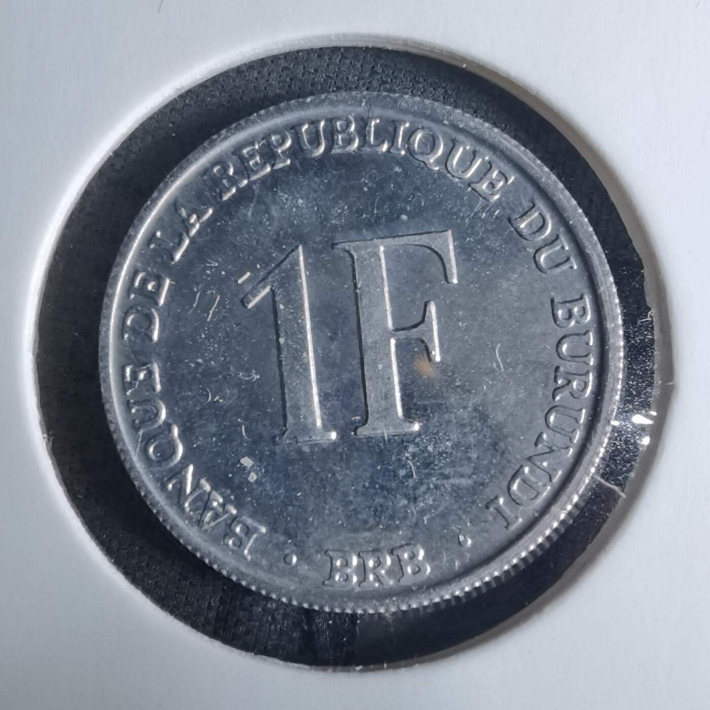 沼泽如烟--第926场 布隆迪1993年1法郎