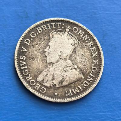 外国优质老铜币银币持续添加中，周六九点倒数截拍，满百包邮，可寄存半年，喜欢朋友微信扫描二维码可直接参拍 - 少见英属西非1919年3便士银币