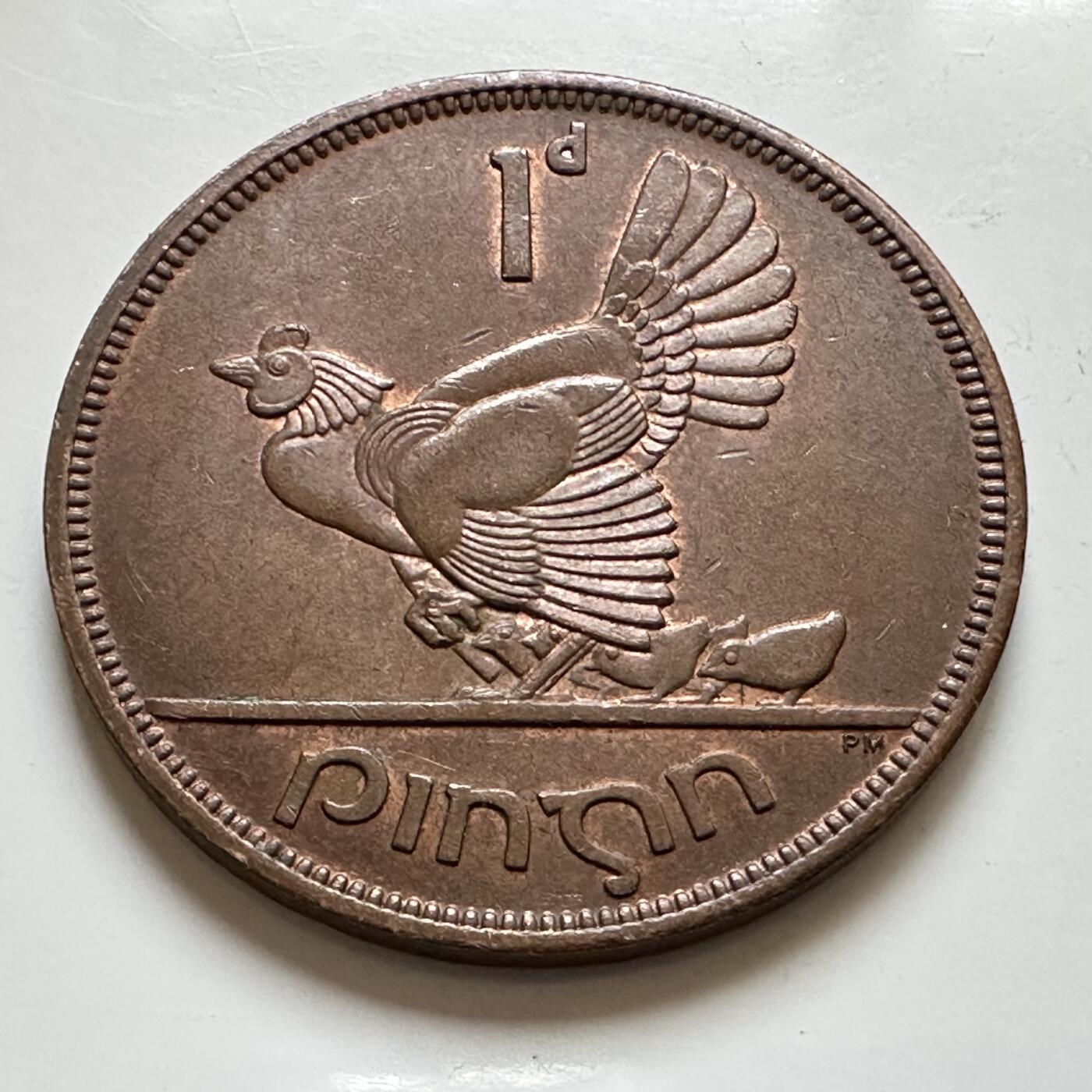 🌹外币初藏🌹🐯2025年第139场  每周二四六晚8️⃣点 接代拍 爱尔兰1965年一便士a