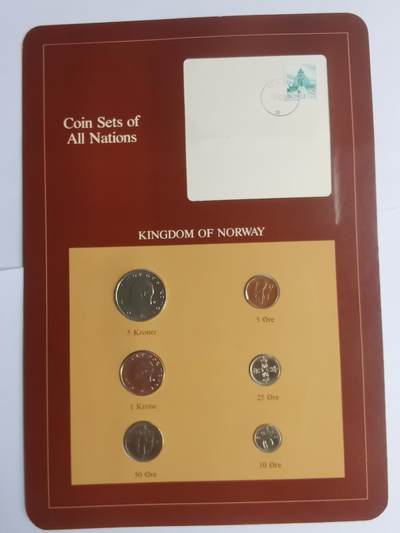 巨藏钱币第七期硬币场12月12号20点开拍 - 挪威富兰克林邮币卡封装套币