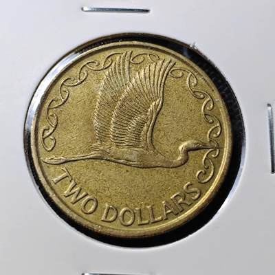 KK钱币收藏小铺 第376期  2月预留时间 周末发货 -  新西兰2元