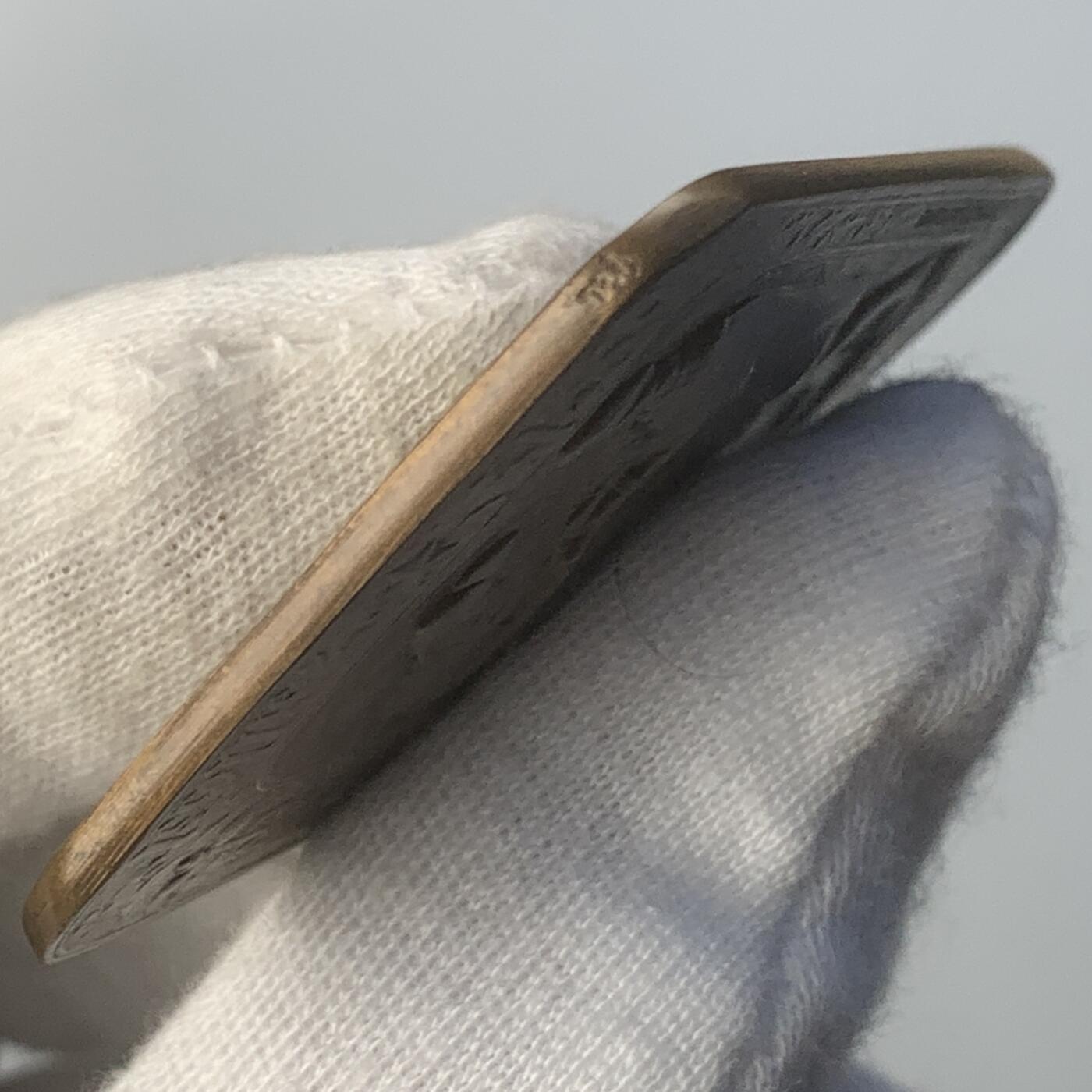 掌中浮雕-藏着的欧洲第045场 1911年法国鲁贝商业贸易铜章，39mm*54mm，45g