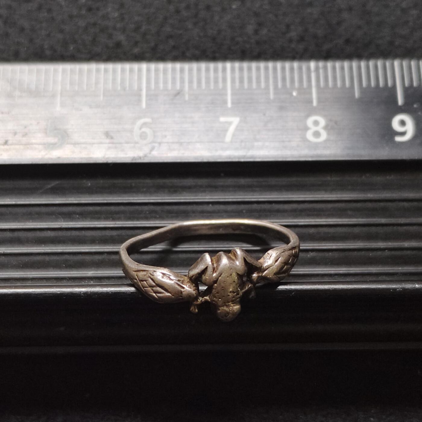 【全场包邮】纯粹捡漏拍485场（免费代拍第22场） 【杂件】银饰品18.73克一组-含925银链3条+银蛙指环1个+银珠2个