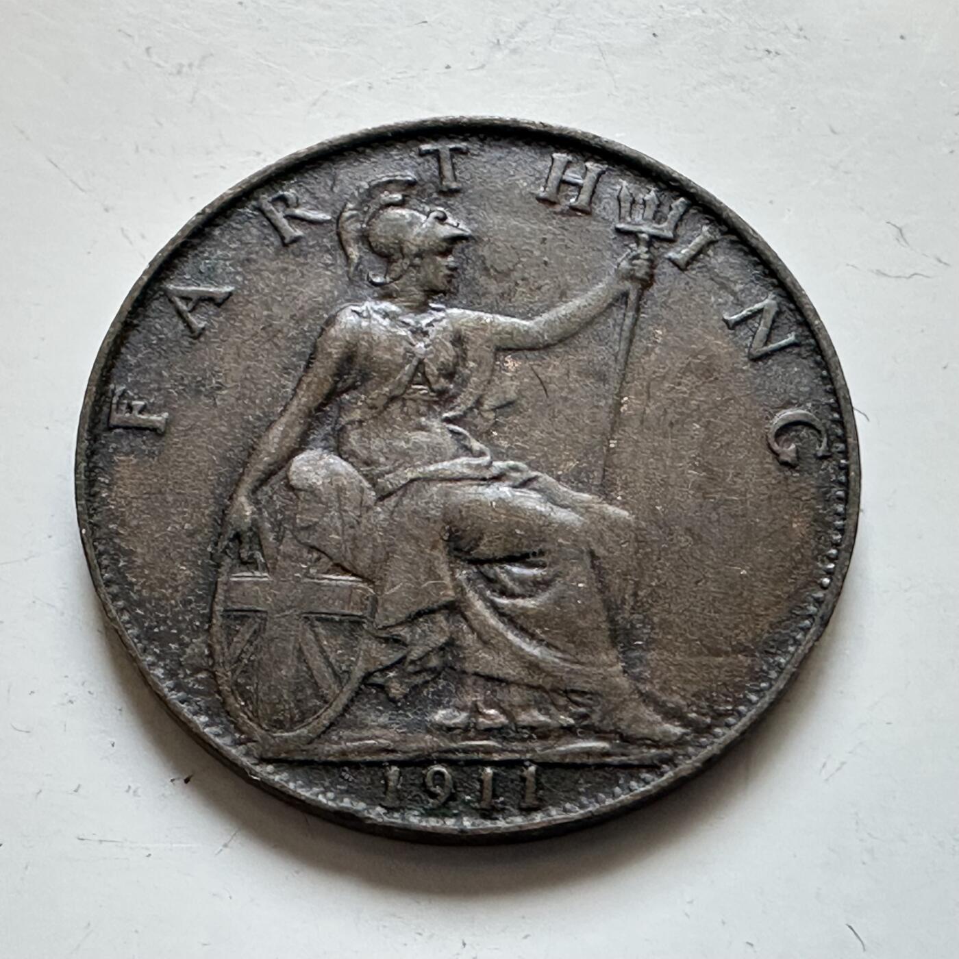 🌹外币初藏🌹🐯2025年第139场  每周二四六晚8️⃣点 接代拍 英国1911年一法新