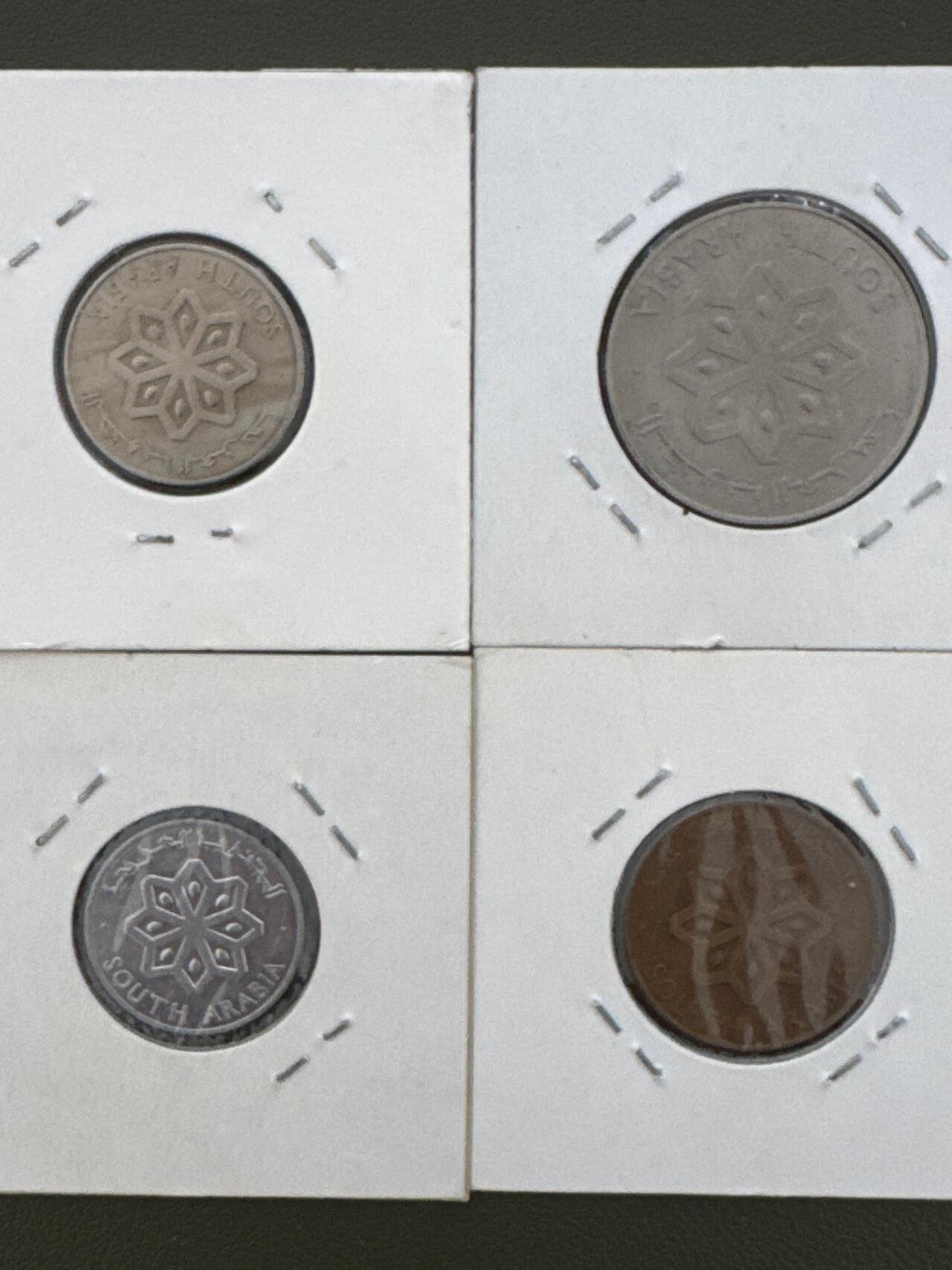 ❤️【币观天下】❤️ 第334期钱币拍卖- 2025.12.12周五晚上6点半场-长期征集拍品 南也门1964年4枚大全套