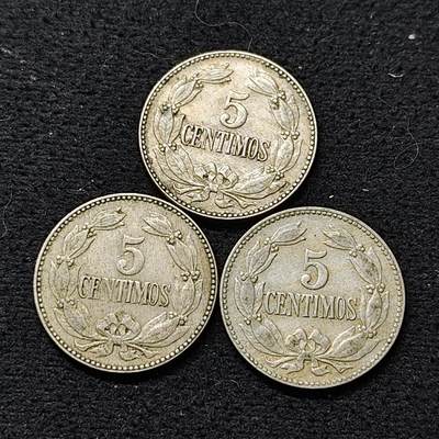 【全场包邮】纯粹捡漏拍484场（免费代拍第21场） - 委内瑞拉1945-1946年5分3枚一组