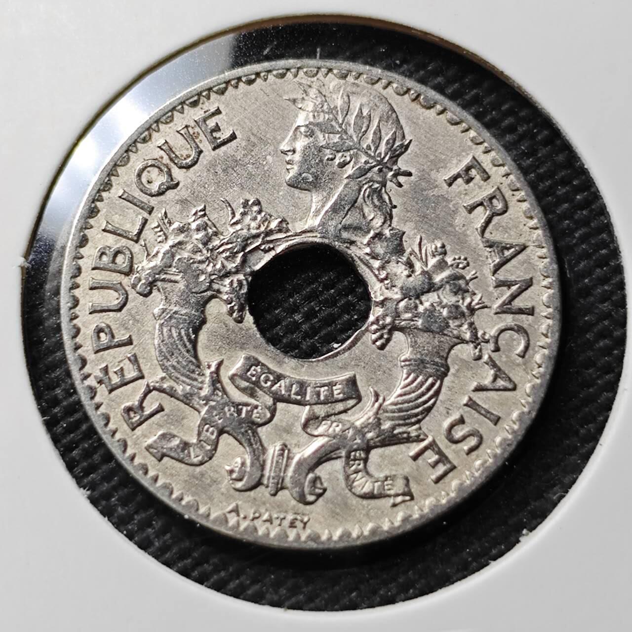 KK钱币收藏小铺 第376期  2月预留时间 周末发货  1930法属印支5分