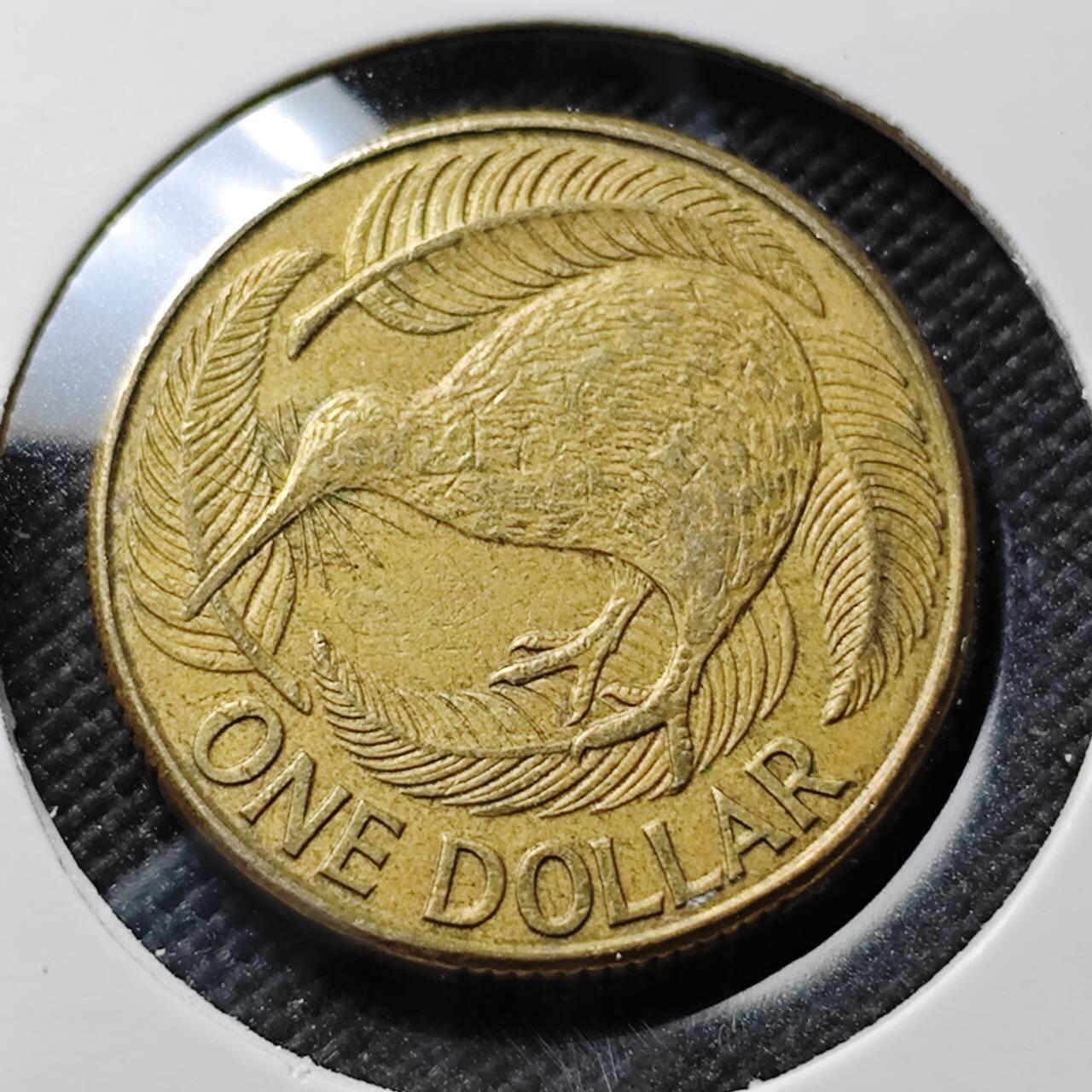 KK钱币收藏小铺 第376期  2月预留时间 周末发货  新西兰1元