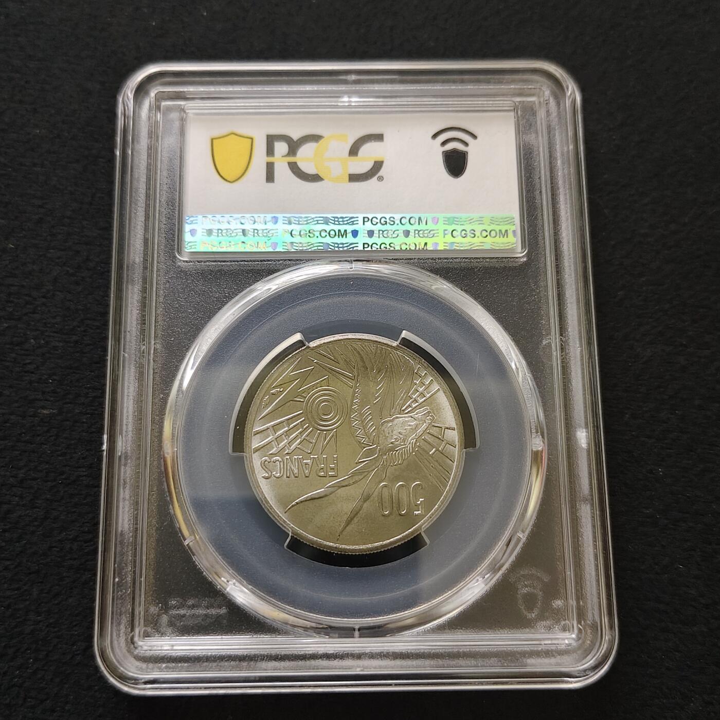 【全场包邮】纯粹捡漏拍485场（免费代拍第22场） 【收藏级·亚军分】非洲中部地区1976年500法郎（A标乍得地区）-PCGS MS67