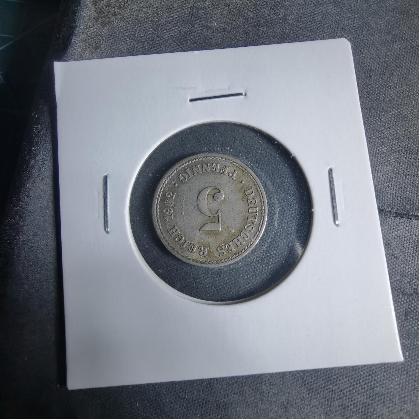 沼泽如烟--第927场 德国1902年5芬尼