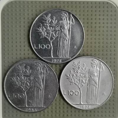 2025年第137场各国散币拍卖（总第137场） - 意大利100里拉3枚