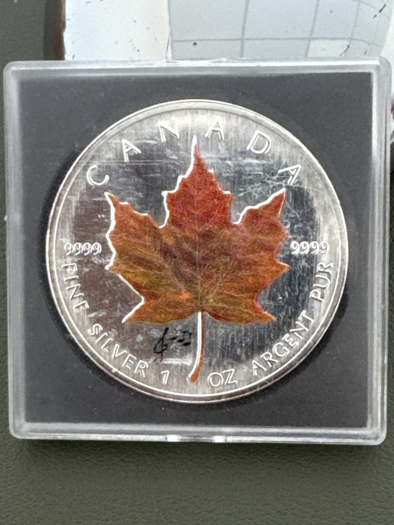 ❤️【币观天下】❤️ 第334期钱币拍卖- 2025.12.12周五晚上6点半场-长期征集拍品 加拿大2008年枫叶彩色银币