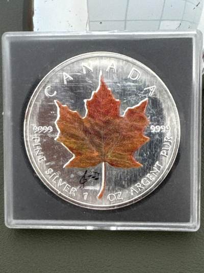 ❤️【币观天下】❤️ 第334期钱币拍卖- 2025.12.12周五晚上6点半场-长期征集拍品 - 加拿大2008年枫叶彩色银币