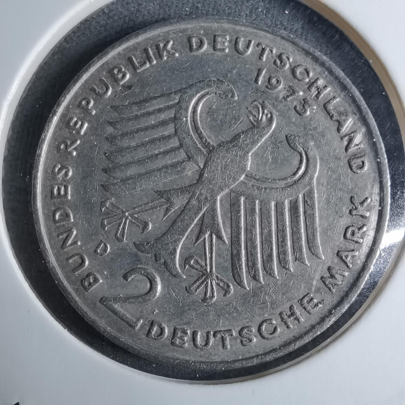 沼泽如烟--第926场 德国1973年2马克