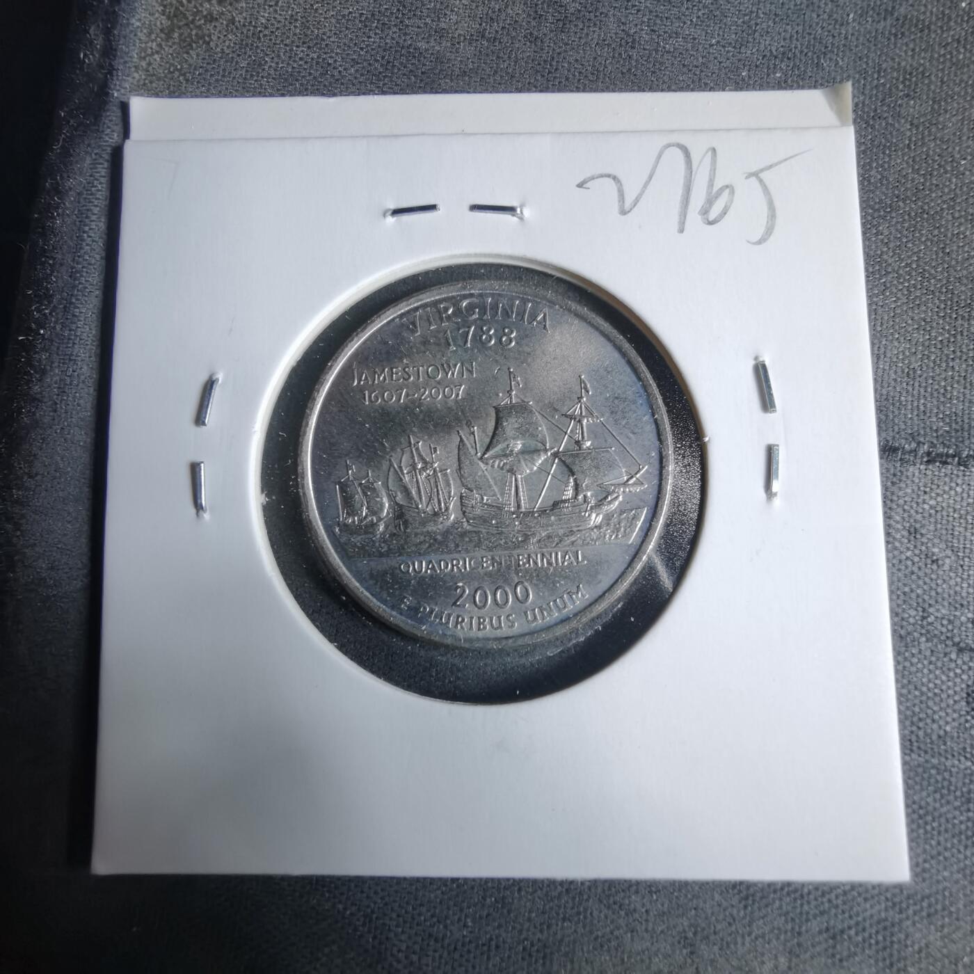 沼泽如烟--第927场 美国2000年25分纪念币