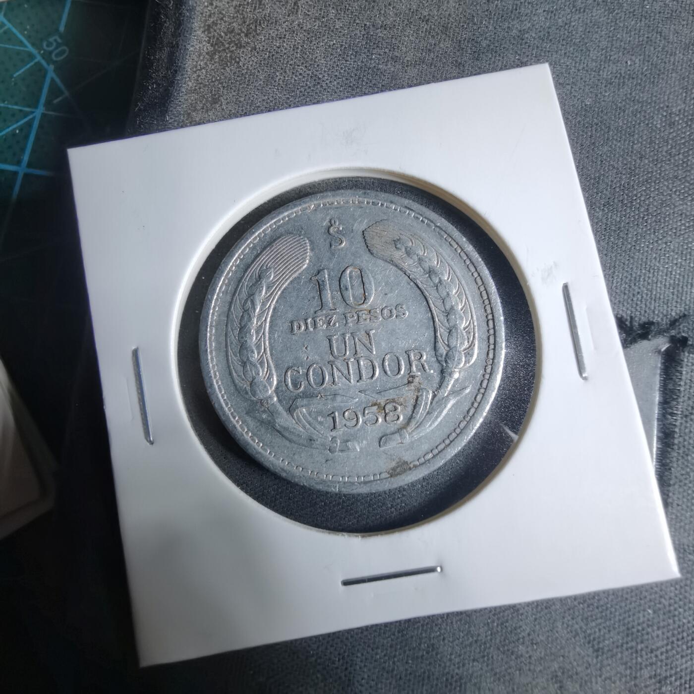 沼泽如烟--第927场 智利1958年10比索