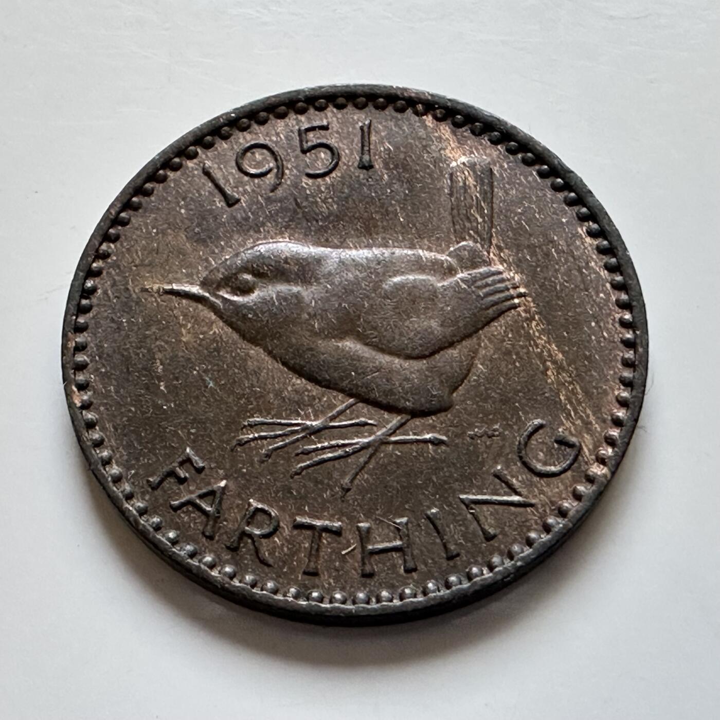 🌹外币初藏🌹🐯2025年第139场  每周二四六晚8️⃣点 接代拍 英国1951年一法新 c