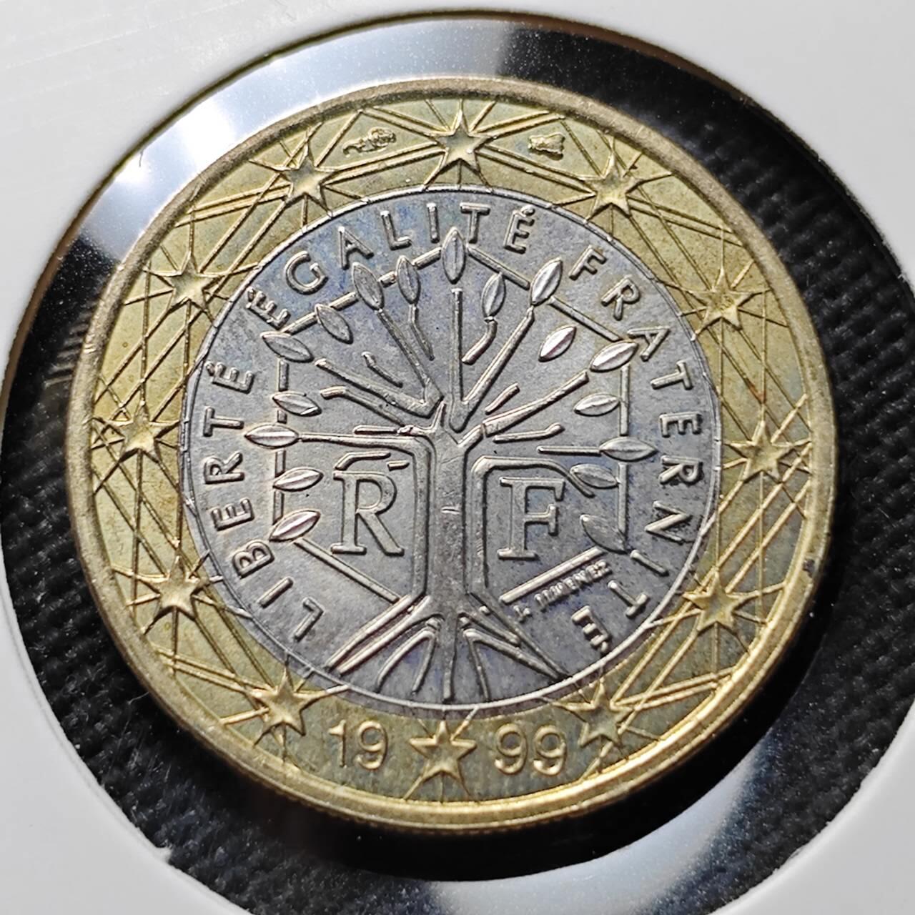 KK钱币收藏小铺 第376期  2月预留时间 周末发货  法国1欧