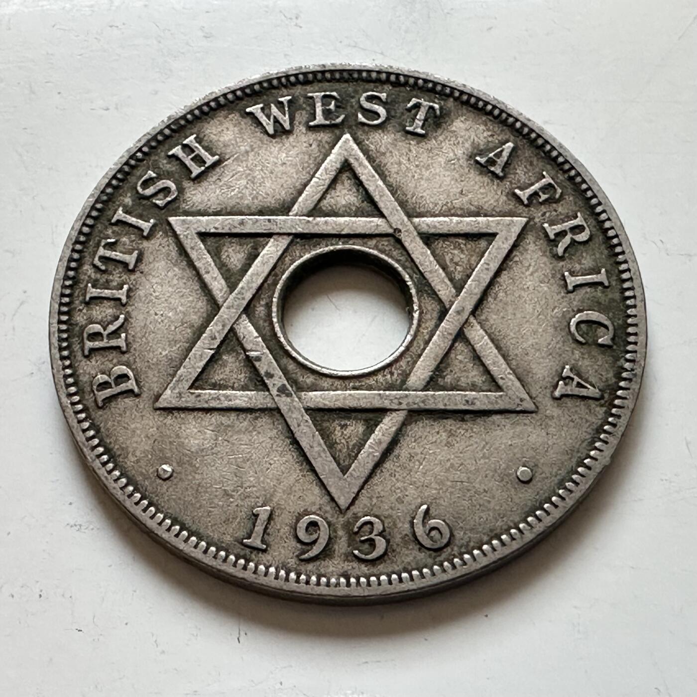 🌹外币初藏🌹🐯2025年第139场  每周二四六晚8️⃣点 接代拍 英属西非1936年爱德华八世一便士 独年版