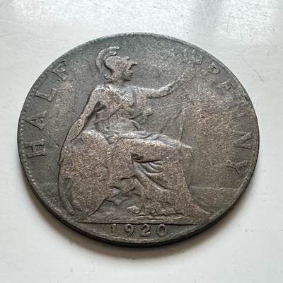 🌹外币初藏🌹🐯2025年第139场  每周二四六晚8️⃣点 接代拍 - 英国1920年半便士 a