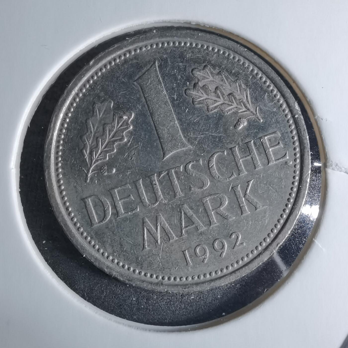 沼泽如烟--第926场 德国1992年1马克