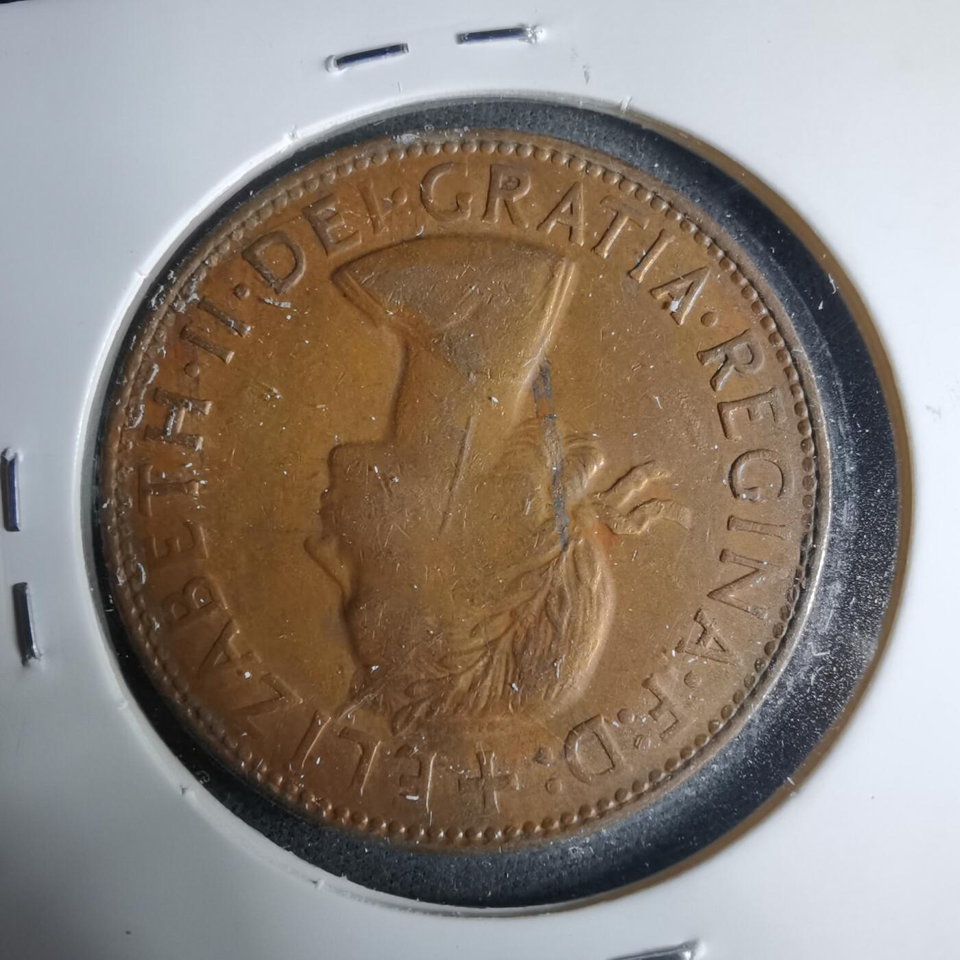 沼泽如烟--第927场 澳大利亚1961年一便士