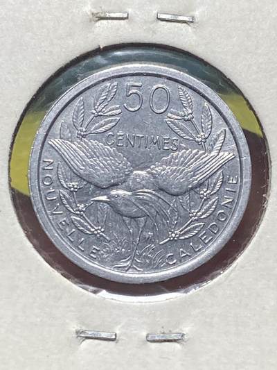 2025年第一百三十五场(总第一百六十一场）外国好品纸夹散币场(免佣金) - 法属新喀里多尼亚🇳🇨1949单年份50分(第一套流通硬币)