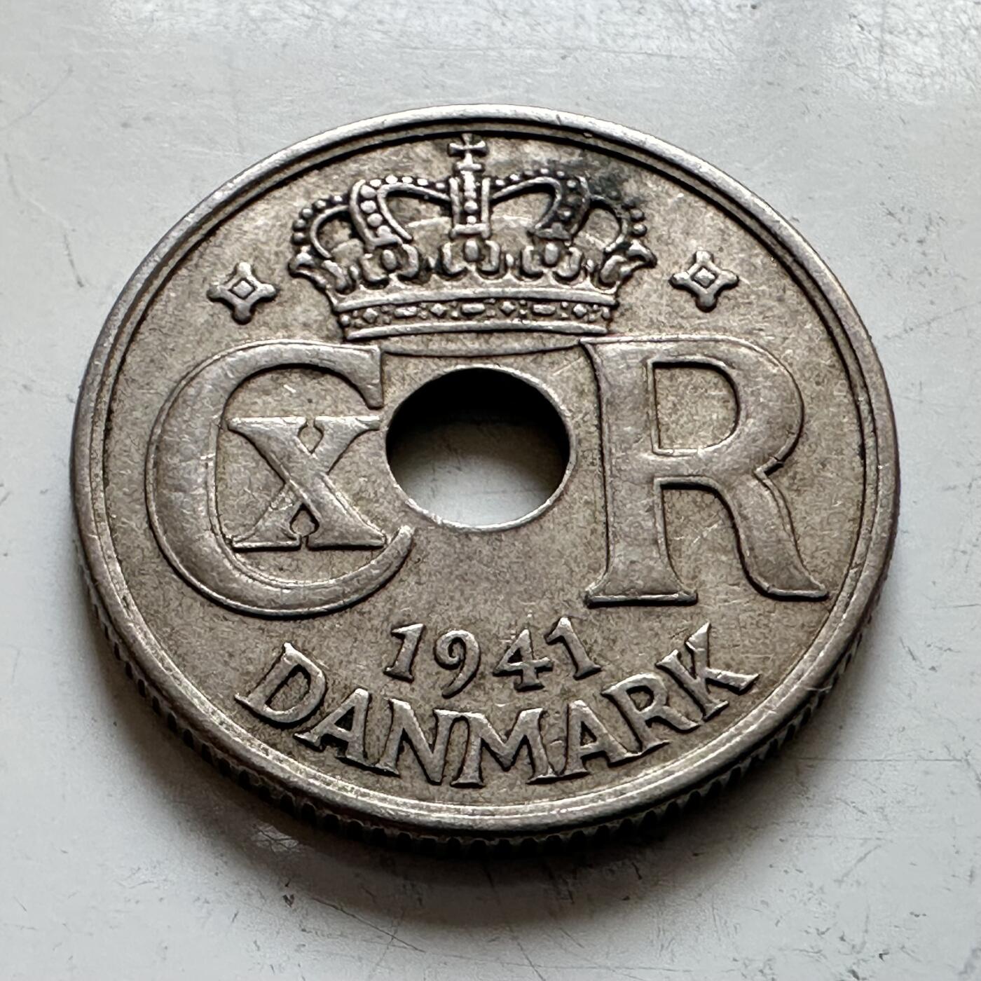 🌹外币初藏🌹🐯2025年第139场  每周二四六晚8️⃣点 接代拍 法罗群岛1941年10欧尔 单年版