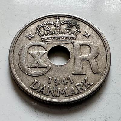 🌹外币初藏🌹🐯2025年第139场  每周二四六晚8️⃣点 接代拍 - 法罗群岛1941年10欧尔 单年版