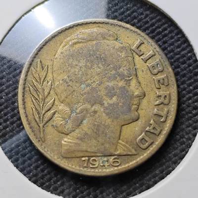 KK钱币收藏小铺 第376期  2月预留时间 周末发货 -  1946阿根廷20分铜币