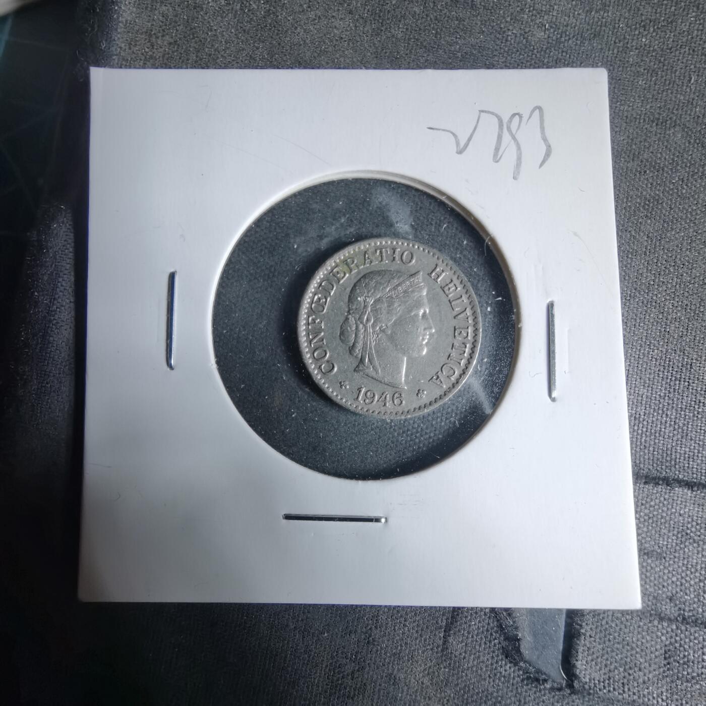 沼泽如烟--第927场 瑞士1946年五分