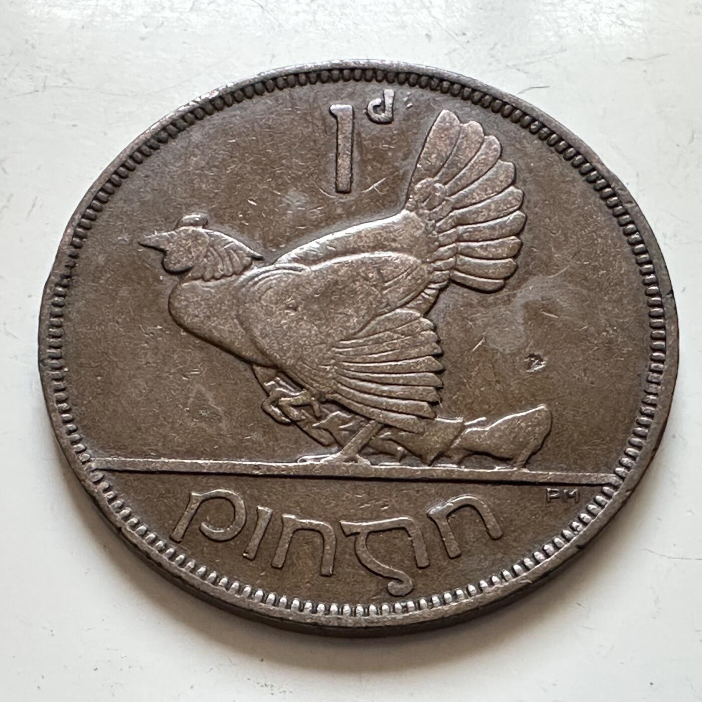 🌹外币初藏🌹🐯2025年第139场  每周二四六晚8️⃣点 接代拍 爱尔兰1931年自由邦一便士a