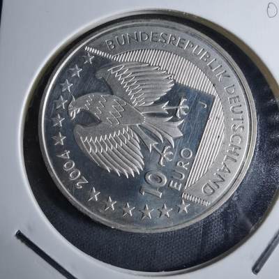 沼泽如烟--第926场 - 德国2004年10欧元纪念币银币