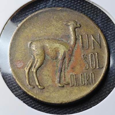 KK钱币收藏小铺 第377期  2月预留时间 周末发货 -  秘鲁1索尔铜币羊驼